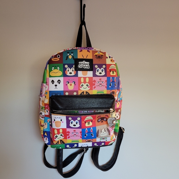 ANIMAL CROSSING Character Grid Mini Backpack By Bio World - Picture 6 of 14